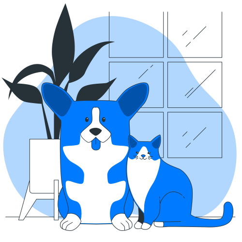 Cat and dog-bro Cat and dog-bro